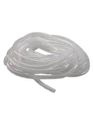 [TCE3350125] SBETECH SBEESP12 - Organizador de cable / Espiral blanco / 1/2" / 10 Metros / Rollo