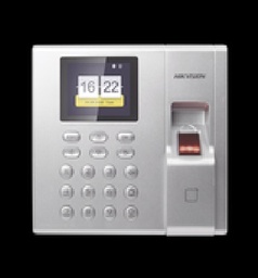 [DS-K1T8003EF] Terminal de Control de Acceso y Asistencia compatible con APP Hik-Connect (P2P) / Lectura de Huella y de Tarjetas EM / Soporta hasta 1000 Huellas / Relevador para Chapa / Software iVMS4200