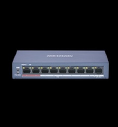 [DS-3E0109P-E/M(B)] Switch PoE+ / 250 Metros PoE Larga Distancia / 8 Puertos 10/100 Mbps 802.3af/at (30W) +1 Puerto 100 Mbps Uplink