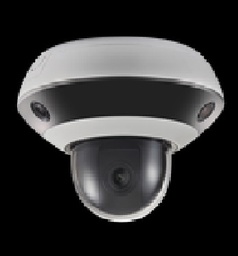 [DS-2PT3326IZ-DE3] Mini Panovu 2 Megapixel / 1 PTZ 4X Zoom + 3 Lentes Panorámicos 360° / H.265 / 10 mts IR / Uso en Interior / dWDR / Soporta microSD