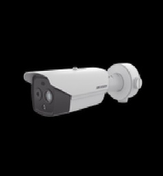 [DS-2TD2617-6/QA] Bala IP Dual / Térmica 6.2 mm ( 160 x 120 ) / Óptico 8 mm (4 Megapixel) / 40 mts IR / Micro SD 32Gb Incluida /Exterior IP67 / PoE / Termométrica / Detección de Temperatura / Sirena y Luz Intermitente Integrada