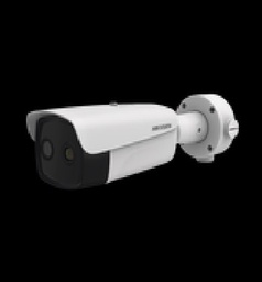 [DS-2TD2637-10/P] Bala IP Dual / Térmica 9.7 mm (384 X 288 ) / Óptico 4 mm (4 Megapixel) / 40 mts IR / IP66 / PoE / Termométrica / Detección de Temperatura