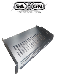 [TCE4400064] SAXXON 70140101- Charola ventilada para gabinete y rack/ Medidas de 19 pulgadas de ancho x 10 de profundidad/ 1 UR/ Soporta hasta 10 KG