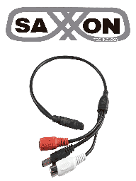 [TCE436002] SAXXON PSUMP02 - MICROFONO AMPLIFICADO 12VDC 56dB CON I/O AUDIO/VIDEO