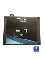 [YON6510009] YONUSA MWIFI - Modulo WiFi para control de cercas electricas Yonusa a traves de celular/ Compatible con todos los modelos de energizadores Yonusa con 4 salidas de relay / App para iOS-Android