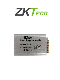 [ZKT0720008] ZKTECO TPM005B - Fuente de Poder para Gabinete ZKTECO / 110V de Entrada / 12V de Salida / Compatible con Paneles InBio