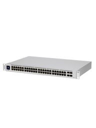 [UBI1860006] UBIQUITI USW-48 UniFi Switch, Capa 2 de 48 puertos 10/100/1000 Mbps + 4 puertos 1G SFP, pantalla informativa