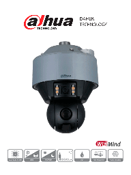 [DHT0060022] DAHUA DH-SDT5X405-4F-QA - Cámara PTZ Dual de 4 Megapixeles con Inteligencia Artificial/ Lente panorámico de 6mm/ Lente para Detalle de Zoom 10-50mm/ IR de 100 Mts/ Soporta Reconocimiento de Rostros/ Captura de Rostros/ #LoNuevo