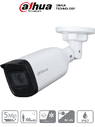 [DHT0290053] DAHUA HAC-B3A51-Z - Camara Bullet de 5 Megapixeles/ Lente Motorizado de 2.7 a 12 mm/ IR de 40 Mts/ IP67/ CVI/CVBS/AHD/TVI/