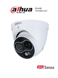 [DHT0090019] DAHUA DH-TPC-DF1241N-D3F4 - Camara IP Domo Termica Hibrida/ WizSense/ Resolución de Imagen Termica 256x192/ Lente Termico de 3.5mm/ Lente Visible de 4 Megapixeles y 4 mm con 84 Grados/ H.265/ E&S de Alarma/ Detección de Fuego/ IP67/ PoE/ Eureka/ #LoNuevo