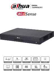 [DHT0370035] DAHUA XVR5216AN-4KL-I3 - DVR de 16 Canales 4k/ WizSense/ IA/ H.265+/ 2 Bahías de Disco Duro/ 16 Ch HDCVI + 16 IP (Hasta 32 IP)/ 2 Canales de Reconocimiento Facial/ SMD Plus/ Codificación IA/ Funciones IoT&POS/ Audio Bidireccional/ #LoNuevo