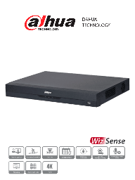 [DHT0370036] DAHUA XVR5216A-4KL-I3 - DVR de 16 Canales 4k/ WizSense/ H.265+/ 16 Canales HDCVI+16 IP/ Hasta 32 Ch IP/ 2 Ch de Reconocimiento Facial/ SDM Plus/ Protección Perimetral/ 2 SATA de hasta 10TB/ 16&3 E&S de Alarmas/ 4 Canales de Audio/ IoT/ POS/ #LoNuevo