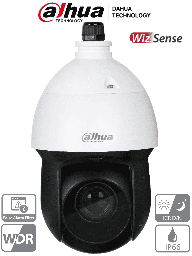 [DHT0060027] DAHUA SD49425XB-HNR - Camara IP PTZ de 4 Megapixeles/ WizSense/ 25x de Zoom Optico/ H.265/ Starlight/ IR de 100 Metros/ Protección Perimetral/ SMD Plus/ WDR Real/ Detección de Rostros/ IP66/ E&S de Alarmas/ #LoNuevo