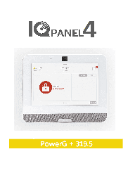 [DSC1170070] QOLSYS IQP4004 - Sistema de Alarma IQPanel4 Autocontenido , con Pantalla Tactil de 7", Power G 915 Mhz + Qolsys S-Line 319.5 Mhz. Con 4 Bocinas integradas (4W).