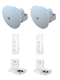 [UBI1690005] KIT Airfiber AF5X-HD con Antena Fiber 23 dBi Slam-45 para enlace PTP carrier class BACKHAUL de 500 MBPS hasta 6 km, Banda libre 5.8Ghz #OfertasUbiquiti #LosIndispensables