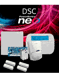 [DSC2480066] DSC NEO-LCD-SB - Paquete SERIE NEO con panel HS2032 de 8 zonas cableadas expandible a 32 / Teclado Alfanumerico HS2LCDN / Sensor PIR LC-100- PI Cableado / 2 contactos blancos cableados / Transformador / Gabinete GTVCMX003 / Sin Batería/ #LosPrincipales