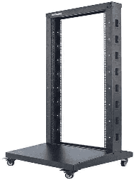 [ITL1640006] INTELLINET 714228 Rack abierto de 2 postes, 19" 26U, Presentación Flatpack, Negro