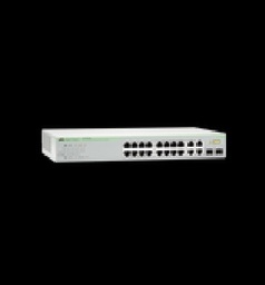 [AT-FS750/20-10] Switch WebSmart de 16 puertos 10/100 Mbps + 2 puertos 10/100/1000 Mbps + 2 SFP Gigabit Combo