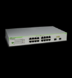 [AT-GS950/16-10] Switch Gigabit WebSmart de 16 puertos 10/100/1000 Mbps (2 x Combo) + 2 puertos gigabit SFP (Combo)