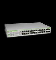 [AT-GS950/24-10] Switch Gigabit WebSmart de 24 puertos 10/100/1000 Mbps (4 x Combo) + 4 puertos gigabit SFP (Combo)