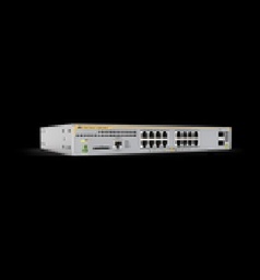 [AT-X230-18GP-R-10] Switch PoE+ Administrable Capa 3, 16 Puertos 10/100/1000 Mbps + 2 SFP Gigabit, 247 W