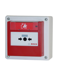 [RBM428001] BOSCH F_FMC420RWHSRRD - Pulsador de alarma de incendio para exterior / Opcion de REARME / Rojo