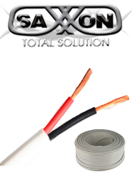 [SXN1570001] SAXXON OWAC2305JF- Cable de alarma de 2 conductores/ CCA/ Calibre 22 AWG/ 305 metros/ Retardante a la flama/ Recomendable para control de acceso/ Videoportero/ Audio/ #ESM2022