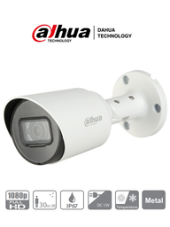 [DAH3950018] DAHUA HFW1200T-36- Camara Bullet HDCVI 1080p/ 90 Grados de Apertura/ Lente Fijo de 3.6mm/ IR 30 Mts/ IP67/ Metalica/ TVI AHD y CBVS/