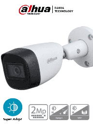 [DHT0290041] DAHUA HAC-HFW1231CM-28 - Camara Bullet 1080p/ Super Adapt/ Metalica/ Lente de 2.8mm/ WDR Real de 130 dB/ 107 Grados de Apertura/ 30 Mts de IR/ IP67/ Soporta CVI/AHD/TVI y CBVS/ Ideal para Contrastes de Luz/