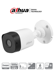 [SCA395013] DAHUA COOPER B1A21 - Camara Bullet HDCVI 1080p/ 93 Grados de Apertura/ Lente de 3.6mm/ IR de 20 Mts/ IP67/ TVI AHD y CVBS/