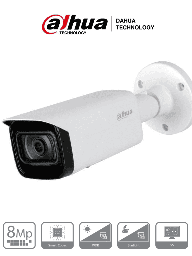 [DHT0030013] DAHUA IPC-HFW2831T-AS - Camara IP Bullet 4k/ 8 Megapixeles/ H.265+/ WDR Real/ Lente de 3.6 mm/ IR 50 Mts/ Videoanaliticos con IVS/ IP67/ E&S de Alarma y Audio/ Ranura para MicroSD/ PoE/