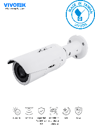 [VIV0030005] VIVOTEK IB9389-EH-v2 - Camara IP bullet exterior 5 Megapixeles / H265 / Lente fijo 3.6mm / WDR Pro/ Smart IR 30mts /Visión SNV/ Smart stream III /Ciberseguridad Trend Micro/ Smart Motion/ Protección IP66, IK10/ NDAA/ONVIF