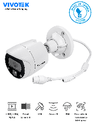 [VIV0030007] VIVOTEK IB9369 - Cámara IP bullet exterior 2 Megapixeles/ Lente 2.8mm/ Smart IR 30 Mts/ WDR digital/ Smart Stream III/Smart motion/3DNR/ Ranura para MicroSD,SDHC,SDXC/ Protección IP66, IK10/ NDAA/ ONVIF