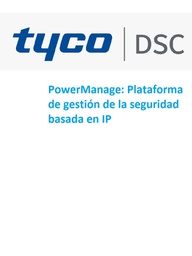 [DSC2550006] DSC Power Manage - Plataforma de Gestion para la seguridad basada en IP / 500 cuentas / Solo Software