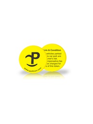 [PPS384007] PARKTRON PPSCC1 - Chipcoin mifare Para sistema de cobro de estacionamiento / 10,000 Escrituras / 500 Piezas / Compatible con terminales PARKTRON