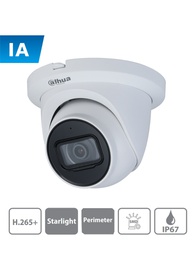 [DAI0040002] DAHUA IPC-HDW3441TMN-AS - Camara IP Domo de 4 Megapixeles/ Lente de 2.8 mm/ 103 Grados de Apertura/ Micrófono Integrado/ WizSense/ IP67/ WDR/ Ranura para MicroSD/ IR de 50 Metros/ IP67/ PoE/ SMD Plus/ Inteligencia Artificial/