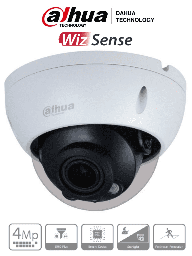 [DHT0040042] DAHUA IPC-HDBW3441R-ZS - Camara Domo IP de 4 Megapixeles/ WizSense/ Lente Motorizado de 2.7-13.5mm/ H.265+/ IR de 40 Mts/ WDR Real/ Ranura para MicroSD/ IP67/ IK10/ PoE/