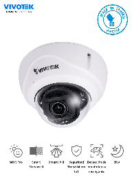 [VIV0040012] VIVOTEK FD9387-HTV-A - CAMARA IP DOMO 5 MP / Lente Varifocal 2.7~13.5mm / H.265 / IP67 /ENFOQUE REMOTO / SNV / POE / SMART STREAM III / WDR PRO / TREND MICRO SECURITY / SMART MOTION / SMART IR II / ANTIVANDALICA IK10 / AUDIO 2 VIAS