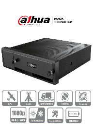 [DAD1650015] DAHUA MXVR4104-GFW - DVR Movil de 4 Canales HDCVI 1080p+4 Canales IP/ H.265/ GPS/ 4G/ WiFi/ Soporta 1 HDD 2.5 Pulgadas hasta 2TB + 1 Tarjeta SD hasta 256GB / Soporta HDCVI/AHD/TVI/CVBS/IP/