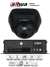 [DHT0390012] DAHUA MXVR1004+HMW3200L- Paquete de DVR Movil+ 1 Camaras Domo de 2 Megapixeles para Interior/ Lente de 2.1 mm/ 139 Grados de Apertura/ H.265/ 2 Ranuras para SD Card/ Soporta 3G/4G y GPS/ 1 Canal IP Adicional/ #LoNuevo