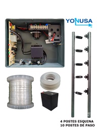 [YON6500009] YONUSA PAKEYNG12001 - Paquete de ENERGIZADOR de nueva generacion 12 000V / Postes de paso / Postes esquina / Bobina de alambre / Cable bujia / Bateria