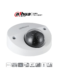 [DAH0570011] DAHUA HDBW2241F-M-A-28 - Camara Domo 1080p/ 2 Megapixeles/ Especial para DVR Movil/ Starlight/ Lente de 2.8mm/ IR 20 Mts/ Microfono Integrado/ WDR Real de 120 dB/ IP67/ IK10/