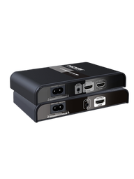 [TVT525004] SAXXON LKV380- Kit extensor HDMI sobre la linea electrica/ Resolucion 1080p / Hasta 300 Metros / HdBIT / Loop HDMI / transmision de ir / 110 a 240VCA