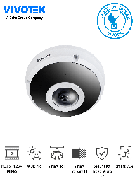 [VIV0080005] VIVOTEK FE9391-EHV-v2 - Camara IP fisheye exterior 12 Megapixeles/Panoramica 360º/ Smart IR II 20mts/ WDR Pro/ Smart Motion/ Smart VCA/ Smart stream III/ Microfono integrado/ Ciberseguridad Trend Micro/ Proteccion IP66,IK10,Nema4X/ Vision SNV/ NDAA/ONVIF