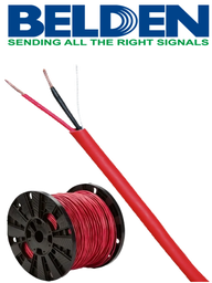 [TVD416007] BELDEN 5220UL0021000 - Bobina de cable para sistemas de deteccion de incendio / 2 Conductores / Calibre 16 / Sin blindar / Rojo / 305 Metros