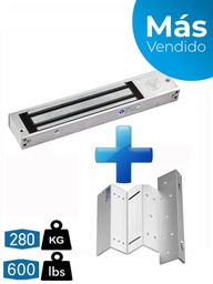 [YLI4740048] YLI YM280NPAK - Paquete de chapa magnética YM280N de 280 Kg o 600 Lb incluye soporte de fijación YM280NZL/ #MásVendido