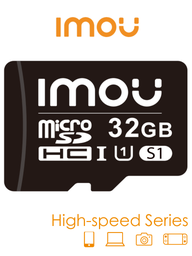 [DHT1490003] IMOU ST2-32-S1 - Memoria MicroSD de 32 Gb/ UHS-1, Clase 10, U3, V30/ 3D TLC NAND flash/ Velocidad de Lectura 95MB/s/ Ideal Para Cámaras de Seguridad, Teléfonos, Tablet, etc./