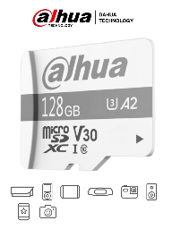 [DHT1510003] DAHUA TF-P100/128 GB - Dahua Memoria Micro SD de 128 GB UHS-I/ C10/U3/V30/A2/ Velocidad de Lectura 100 MB/s/ Velocidad de Escritura de 60 MB/s/ Especializada para Videovigilancia/