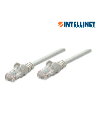 [ITL2840006] INTELLINET 319768 - Cable patch / 3.0 metros (10.0f) / Cat 5e / UTP Gris / Patch cord