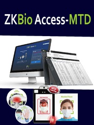 [ZKT0740006] ZKTECO ZKBAACP15 -Licencia de Control de Acceso Bio Access para 15 puertas / 6 puntos de Asistencia / 16 Cámaras IP / 2,000 Usuarios / 200 Departamentos / Licencia Gratuita en la Compra de Equipo Facial Visible Light